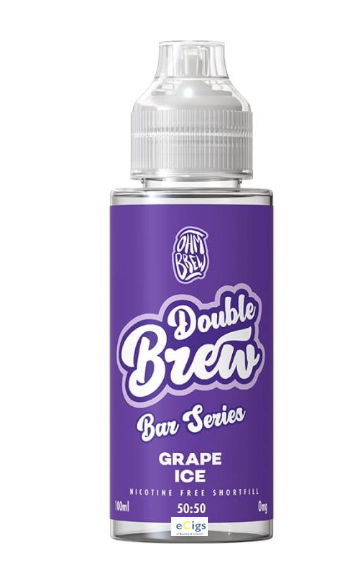 Double Brew Grape Ice shortfill 100ml 0mg