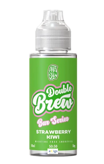 Double Brew Strawberry Kiwi shortfill 100ml 0mg