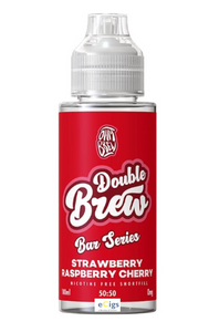 Double Brew Strawberry Raspberry Cherry shortfill 100ml 0mg