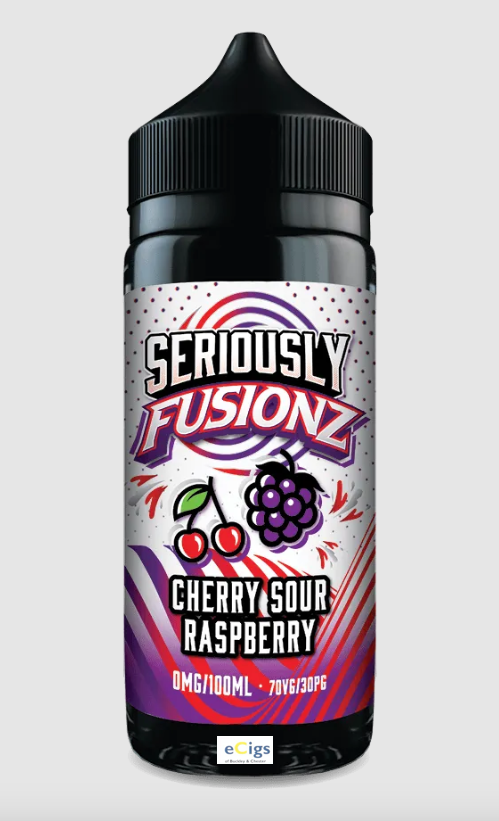 Seriously Fusionz Cherry Sour Raspberry 100ml Shortfill 0mg