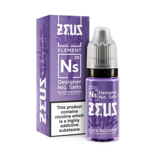 Zeus Black Reloaded Salt 20mg - eCigs of Chester & Buckley