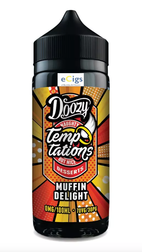 Muffin Delight by Doozy Vape Temptations 100ml 0mg shortfill