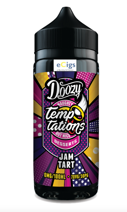 Jam Tart by Doozy Vape Temptations 100ml 0mg shortfill