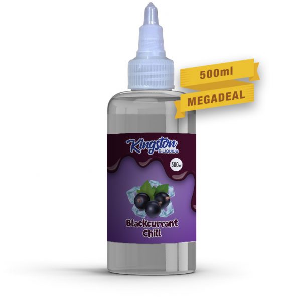 Kingston Blackcurrant Chill 500ml Shortfill 0mg - eCigs of Chester & Buckley