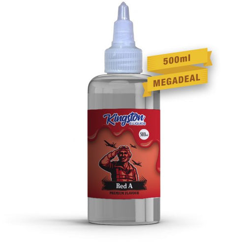 Kingston Red A 500ml Shortfill 0mg - eCigs of Chester & Buckley