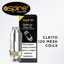 Load image into Gallery viewer, Aspire Cleito 120 Coils - eCigs of Chester &amp; Buckley
