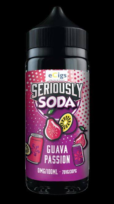 Seriously Soda Guava Passionfruit 100ml Shortfill 0mg