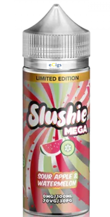 Slushie Mega Sour Apple & Watermelon 100ml shortfill 0mg