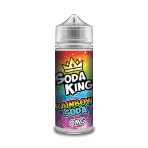 Soda King Rainbow soda 100ml Shortfill 0mg - eCigs of Chester & Buckley