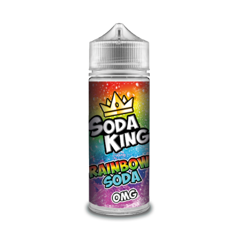 Soda King Rainbow soda 100ml Shortfill 0mg - eCigs of Chester & Buckley