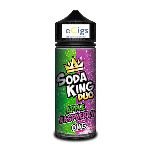 Soda King Duo Apple Raspberry 100ml Shortfill 0mg - eCigs of Chester & Buckley