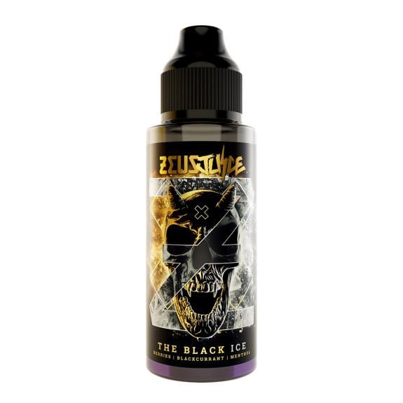 Zeus The Black Ice 100ml shortfill 0mg - eCigs of Chester & Buckley